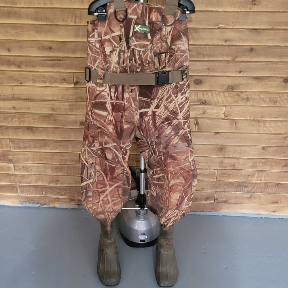 Xplore camo neoprene bootfoot chest waders